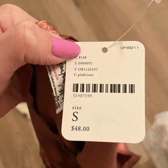 Rust Silk Tank - Picture 3 of 3